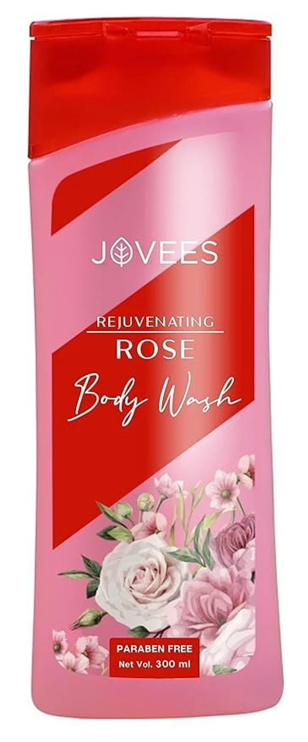 JOVEES HERBAL Jovees Herbal Moisturizing Body Wash Rose for Softer, Smoother Skin, Body Wash for Women/Men  -300ml