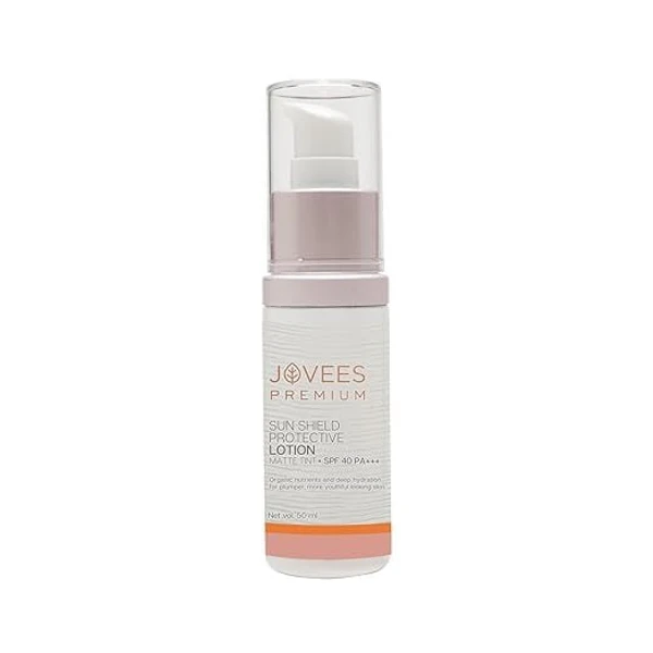 JOVEES HERBAL Jovees Herbal Premium Sun Shield Protective Lotion SPF 40 | Broad Spectrum PA+++ | Matte Tint 50ml