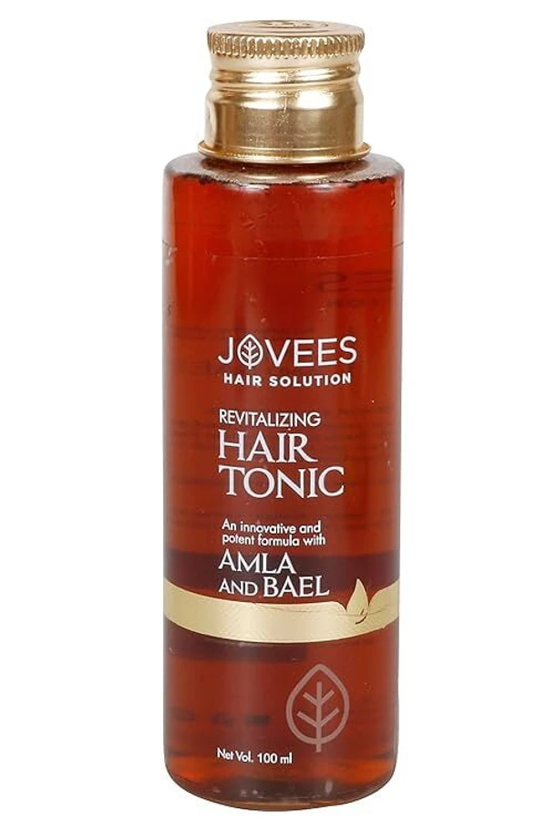 JOVEES HERBAL Jovees Herbal Revitalising Amla & Bael Hair Tonic | Gives Long, Strong & Thick Hair - 200ml