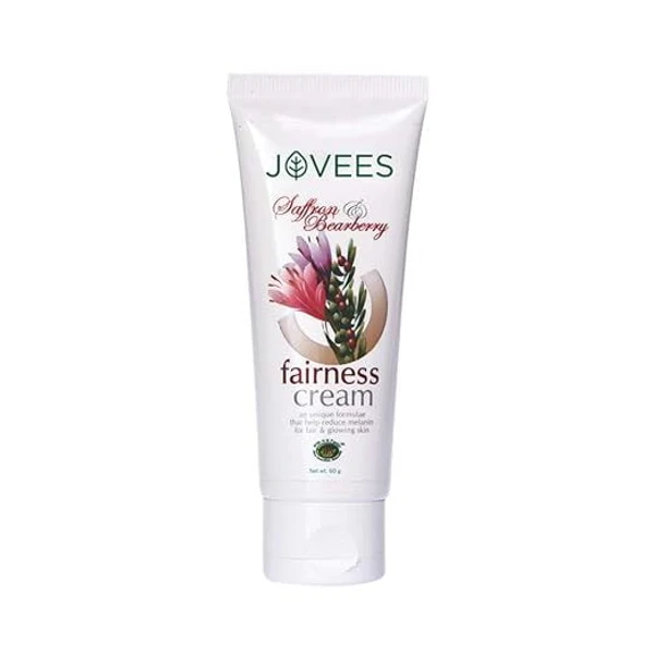 JOVEES HERBAL Jovees Herbal Saffron & Bearberry Fairness Face Cream | For Women/Men Glowing Skin 60g