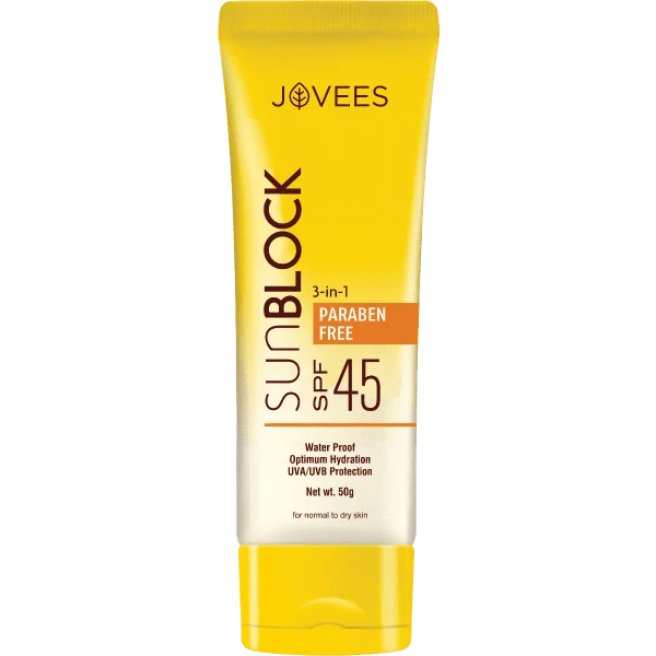 JOVEES HERBAL Jovees Herbal Sun Block Sunscreen SPF 45 UVA/UVB Protection, Moisturization