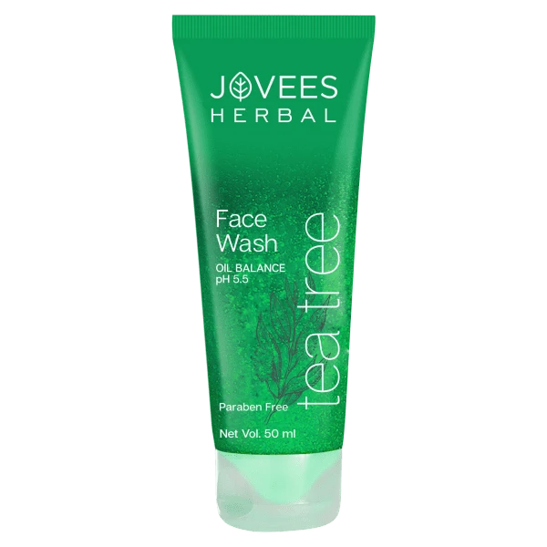 JOVEES HERBAL Jovees Herbal Tea Tree Oil Control Face Wash | For Oily & Acne Prone Skin | With Vitamin E & Tea Tree Oil - 120ml