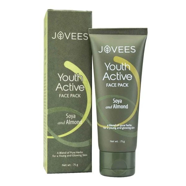 JOVEES HERBAL Jovees Herbal Youth Active Face Pack Soya & Almond ,75g