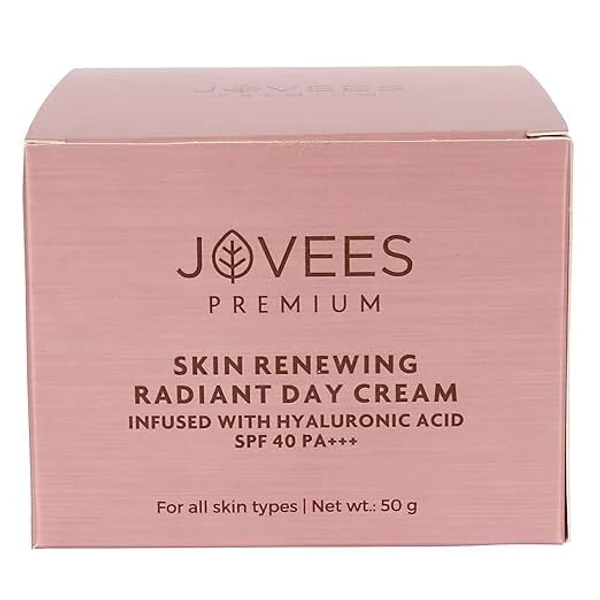 JOVEES HERBAL Jovees Premium Skin Renewing Day Cream with Pro-Vitamin B5 & Vitamin E , Argan Oil 50g
