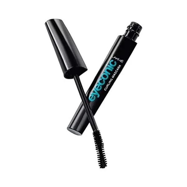 lakme Lakme Eyeconic Curling Mascara For Women, 9ml | Black Waterproof Mascara | Eye Mascara with Smart Curl Brush for Voluminous, Smudge-Proof Lashes