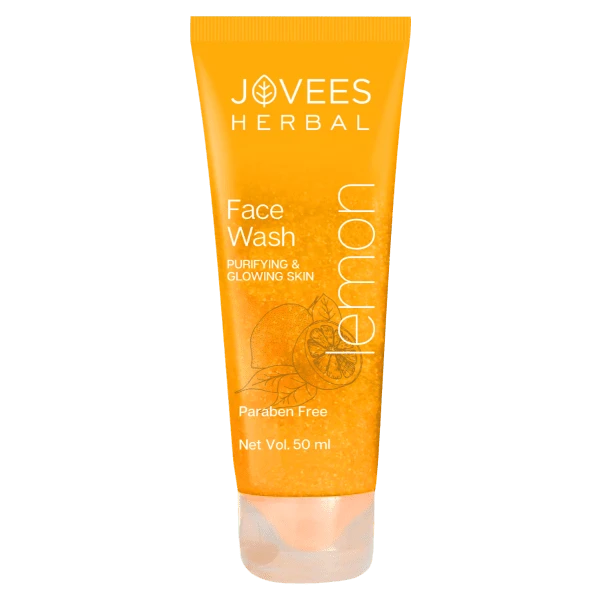 JOVEES HERBAL Lemon Face Wash Removes Dirt ,Impurities & Excess Oil | Reduces Dark Spot | Skin Brightening - 120ml