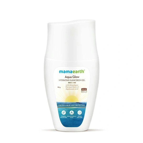 MAMAEARTH Mamaearth Aqua Glow Hydrating Sunscreen Gel SPF 50 PA++++, 50 gm - Dec'2025