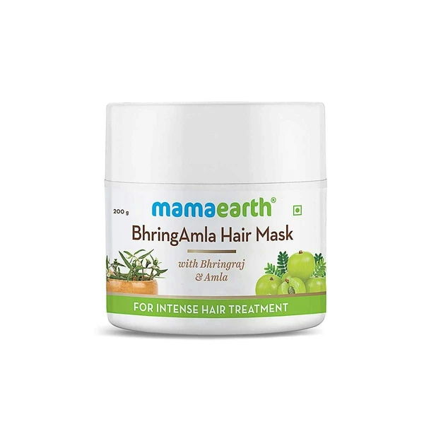 MAMAEARTH Mamaearth Bhring Amla Hair Mask With Bhringraj And Amla, 200 gm