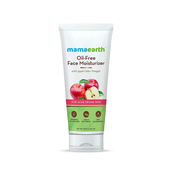 MAMAEARTH Mamaearth Oil-Free Moisturizer For Face With Apple Cider Vinegar For Acne Prone Skin, 80g