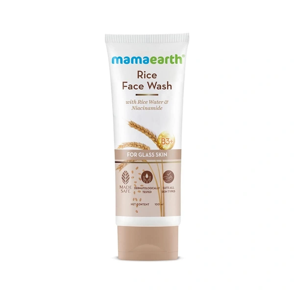 MAMAEARTH Mamaearth Rice Face Wash With Rice Water & Niacinamide For Glass Skin - 100 Ml