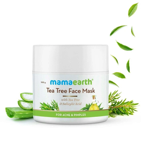 MAMAEARTH Mamaearth Tea Tree Face Mask For Acne & Pimples, 100 gm