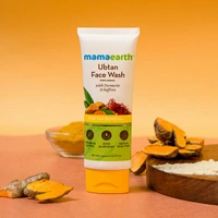 MAMAEARTH Mamaearth Ubtan Face Wash with Turmeric & Saffron for Tan Removal, 100ml