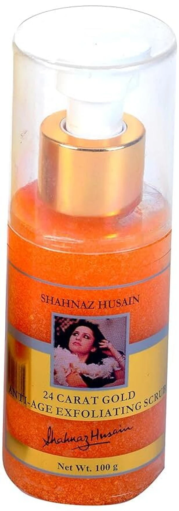 Shahnaz Husain 24 Carat Gold Plus Anti-Age Exfoliating Scrub – 100g