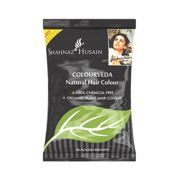 Shahnaz Husain Colourveda Natural Hair Colour Blackish Brown 100g