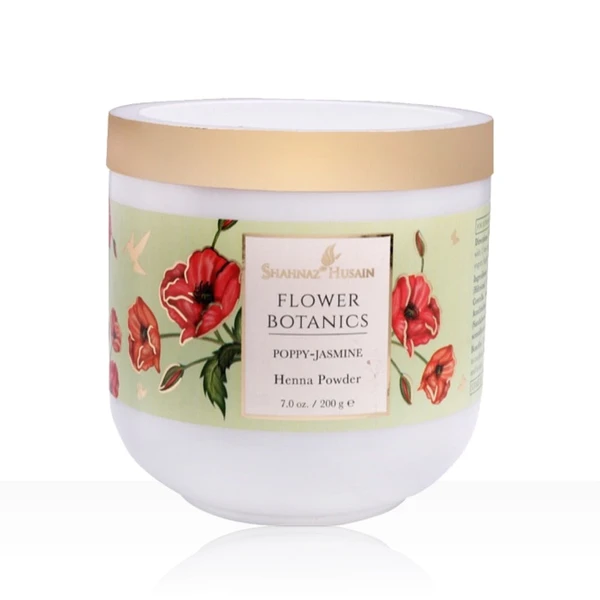 Shahnaz Husain Flower Botanics – Poppy-Jasmine Henna Powder 200GM