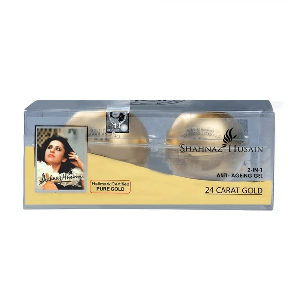 Shahnaz Husain Nature’s Gold Skin Radiance Gel (Anti-Ageing) + (Shahnaz Husain Moisturising Cream)