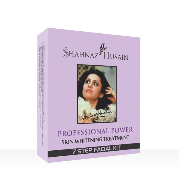 Shahnaz Husain Professional Power Skin Whitening Treatment 7 Steps Facial Kit