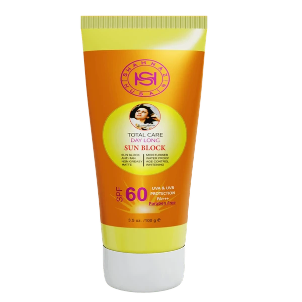 Shahnaz Husain Total Care Day Long Sun Block – SPF-60 – 100g