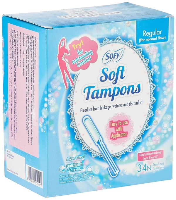 Sofy Regular Soft Tampons - 34 Pieces
