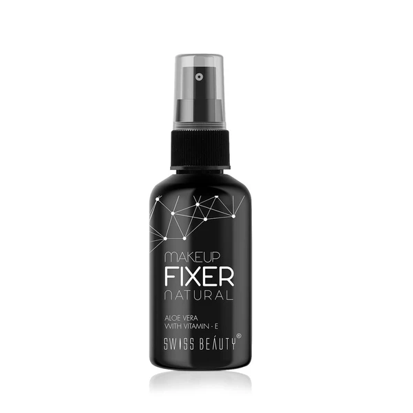 SWISS BEAUTY Swiss Beauty Long Lasting Misty Finish Professional Makeup Fixer Spray For Face Makeup | With Aloe Vera And Vitamin- E | Light Weight, Quick Dry Makeup Setting Spray |70 Ml|