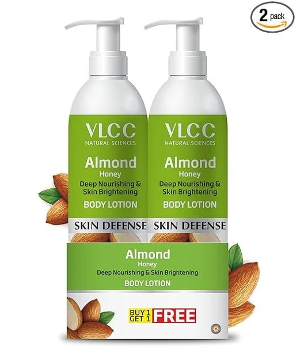 VLCC Almond Honey Deep Nourishing & Skin Brightening Body Lotion -350ml - Buy One Get One