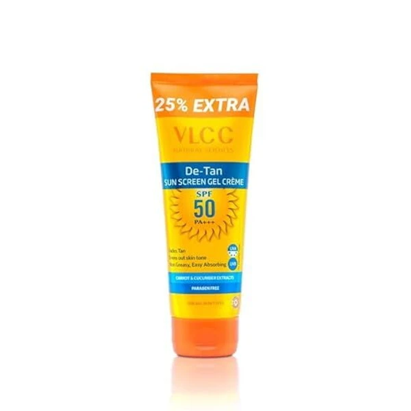 VLCC De-Tan SPF 50 PA+++ Sunscreen Gel Crème- 100g