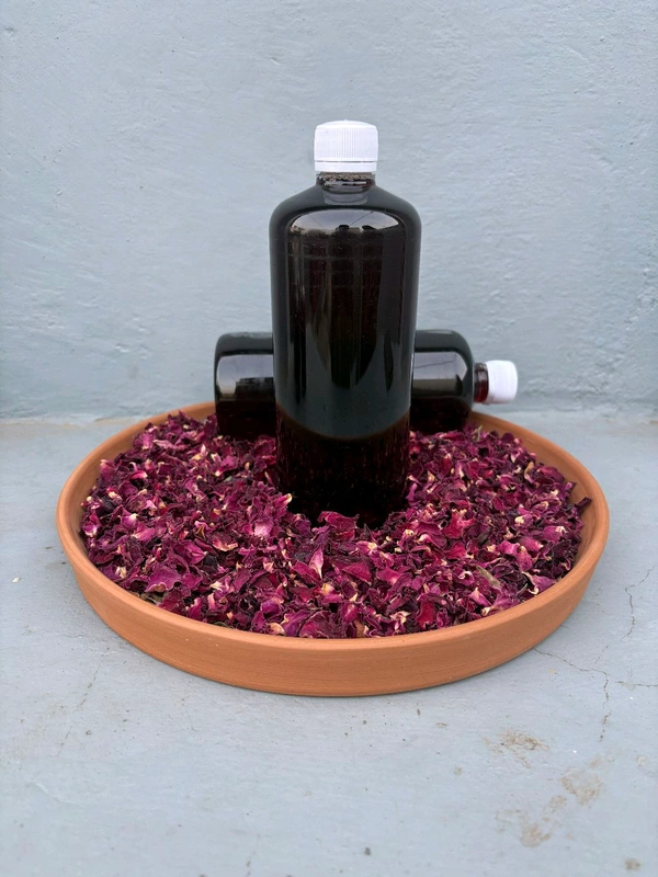 Organic Gulab Sharbat - Rustic Red, 670 Ml