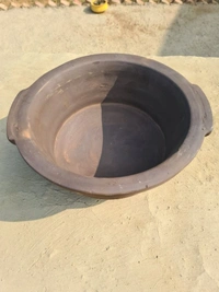 Kadhai For Cooking With Wooden Stand - 3 litre