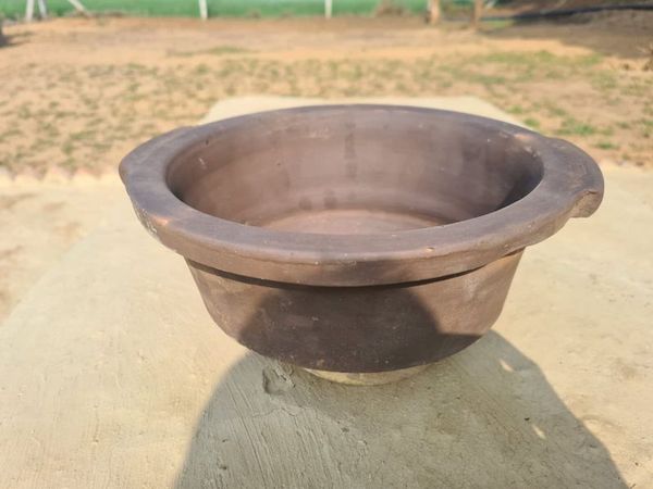 Kadhai For Cooking with wooden stand - 3 litre