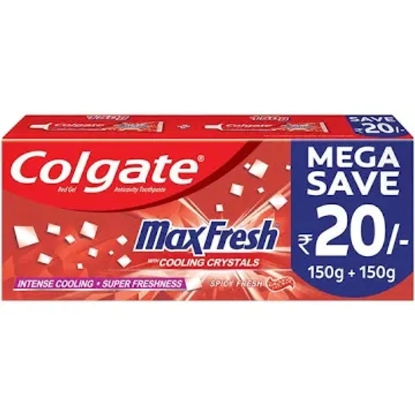 Colgate Max Fresh Colgateax Fresh 150 Gm +150 Gm - COLGATE