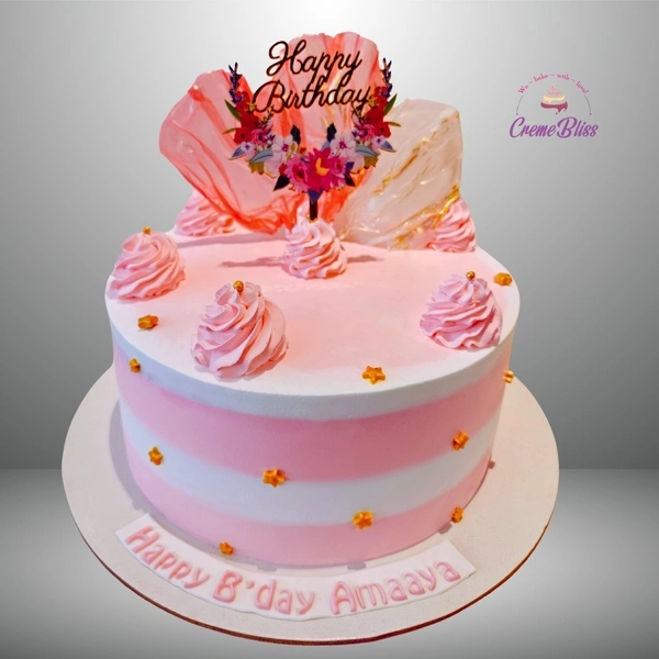 Ombre effect cake
