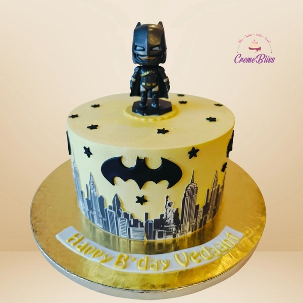 Batman theme cake 