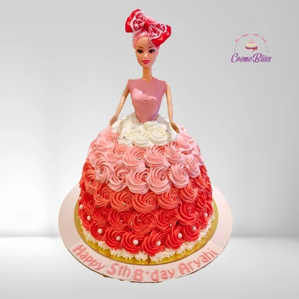 Princess/Barbie shape  cake