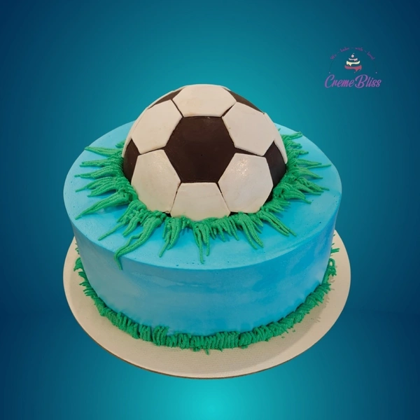 Football theme cake