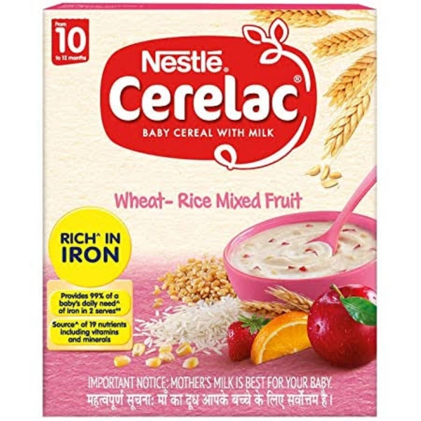 Nestle Cerelac White-Rice Fruit - 300 gm