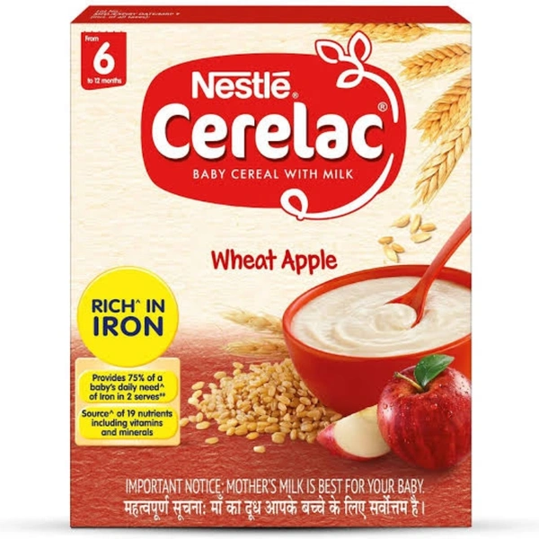 Nestle Cerelac Wheat Apple - 300 gm