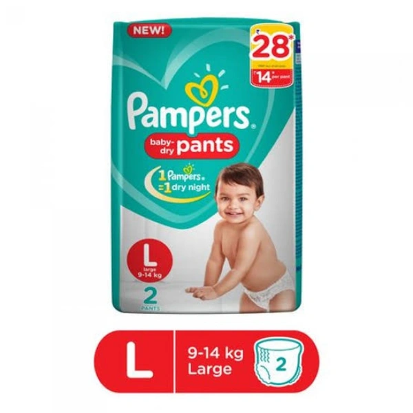 Pampers Diaper 2's - Large (L)
