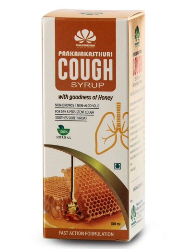 Pankajakasthuri  Cough Syrup with Honey - 100 ml