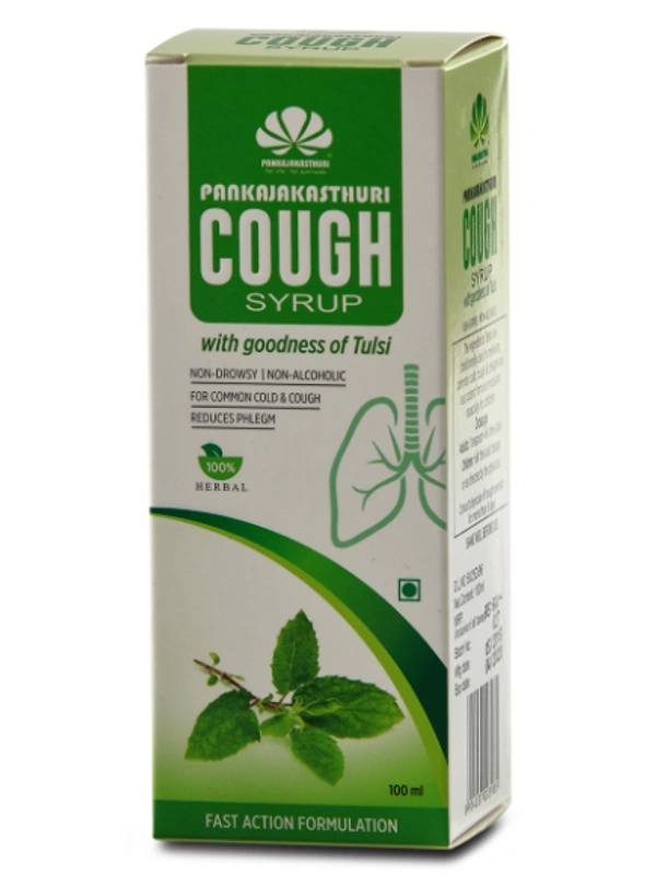 Pankajakasthuri  Cough Syrup with Tulsi - 100 ml