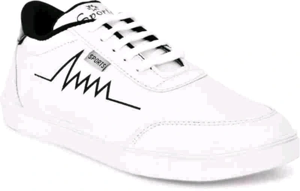 COOPERWINGS Mens Easy walk Sports Running Shoes
 - White, 7