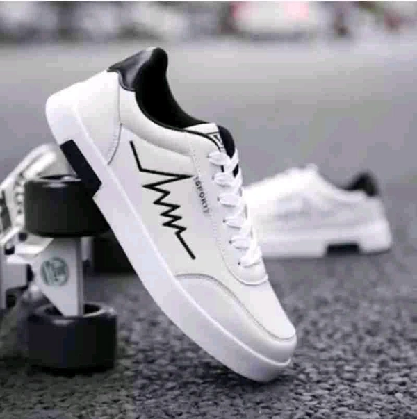 COOPERWINGS Mens Easy walk Sports Running Shoes
 - White, 7