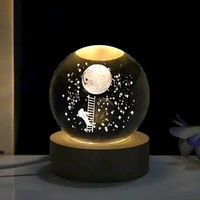 Crystal Ball Night Light Lamp
