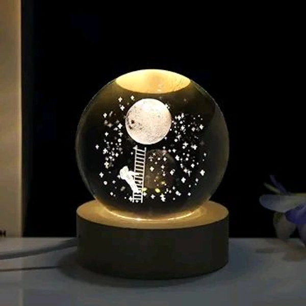 Crystal Ball Night Light Lamp