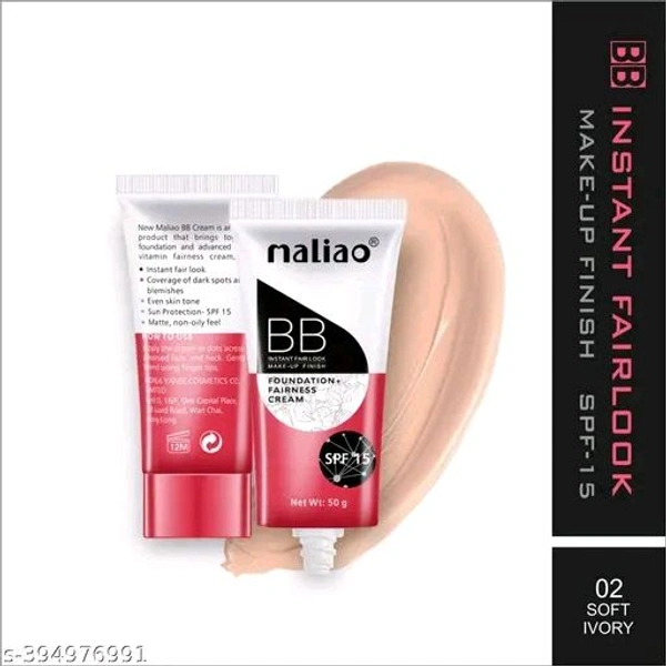 Maliao BB Foundation+Fairness Cream - Instant Fair Look