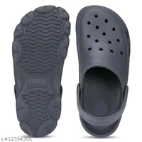 New Trendy Mens Croks - Gray, IND-6