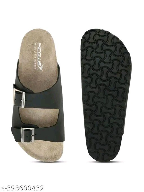 Imcolus Premium Quality Sandal - Black, 9