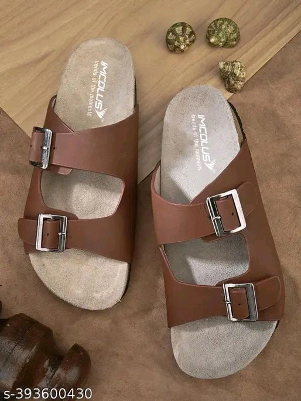 Imcolus Premium Quality Sandal - Brown, 10
