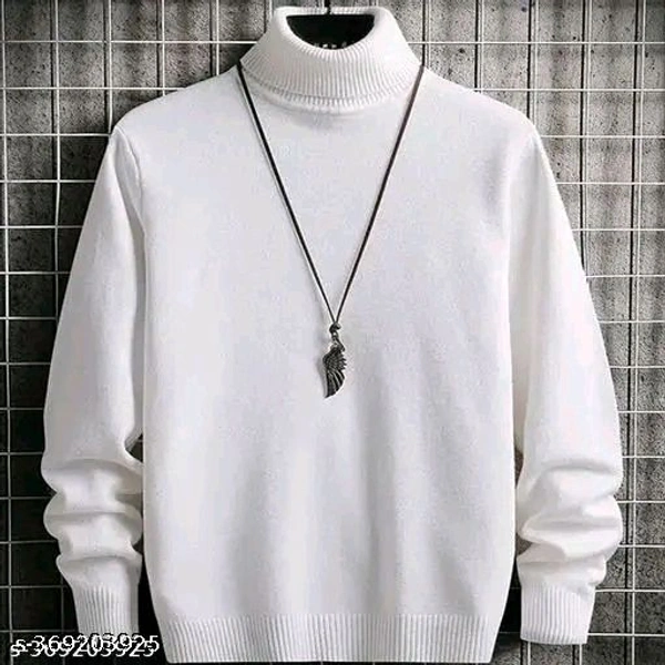  High Neck Full Sleve - White, L