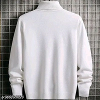  High Neck Full Sleve - White, L