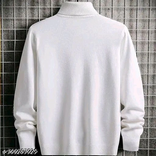  High Neck Full Sleve - White, L